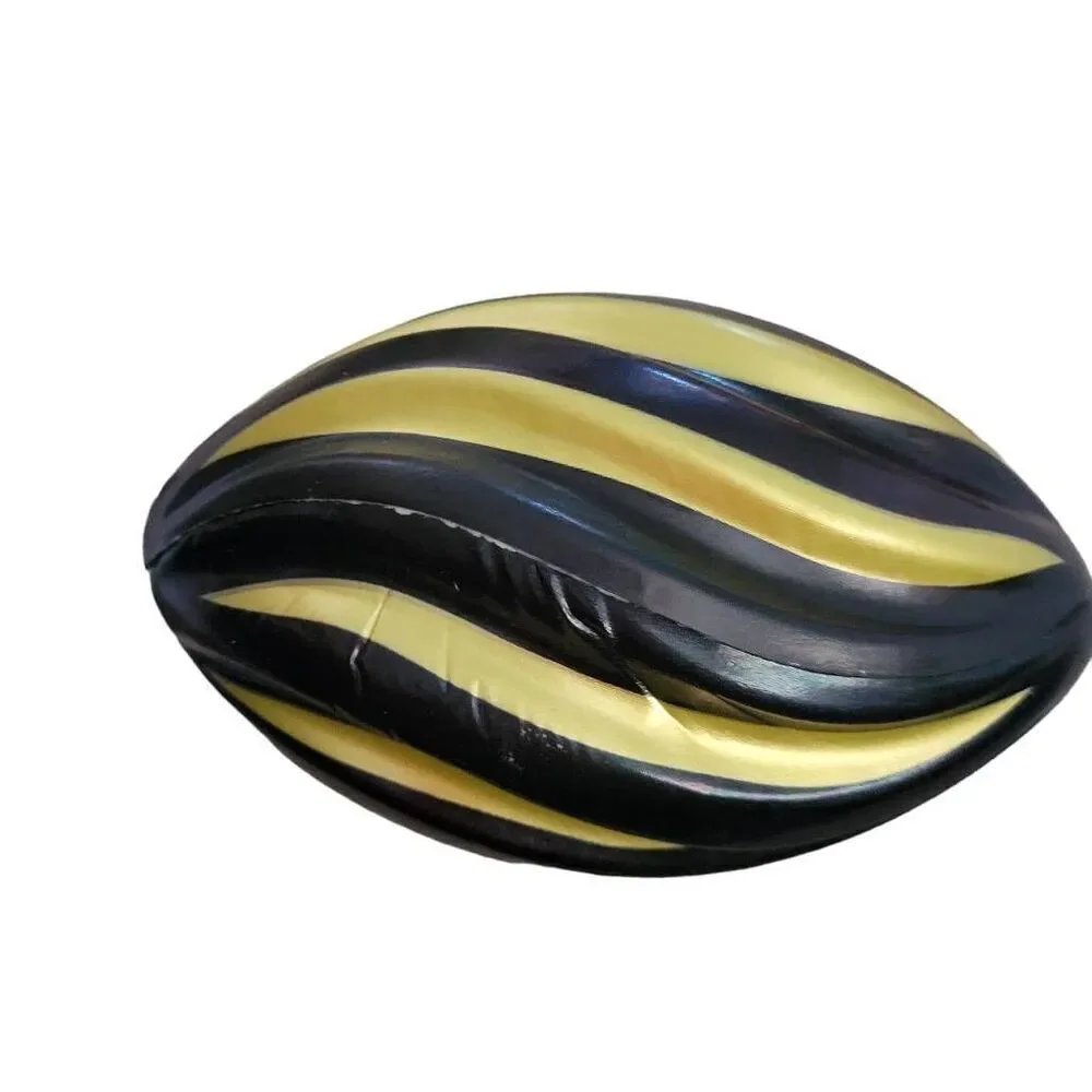 7in black/gold New Orleans Saints Foam Spiral/  Football
